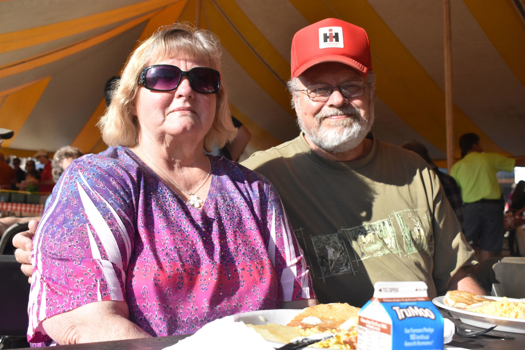 Couple enjoys dairy breakfast every year